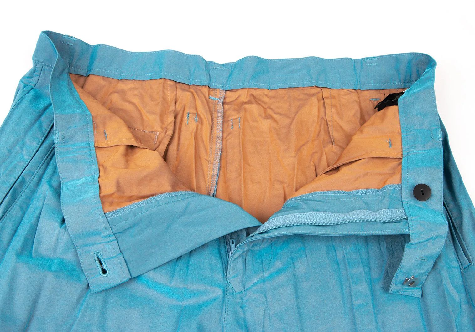 Jean Paul Gaultier Cotton-Poly Casual Pants in Light Blue, Size 48 Size US 32 / EU 48 - 6 Thumbnail