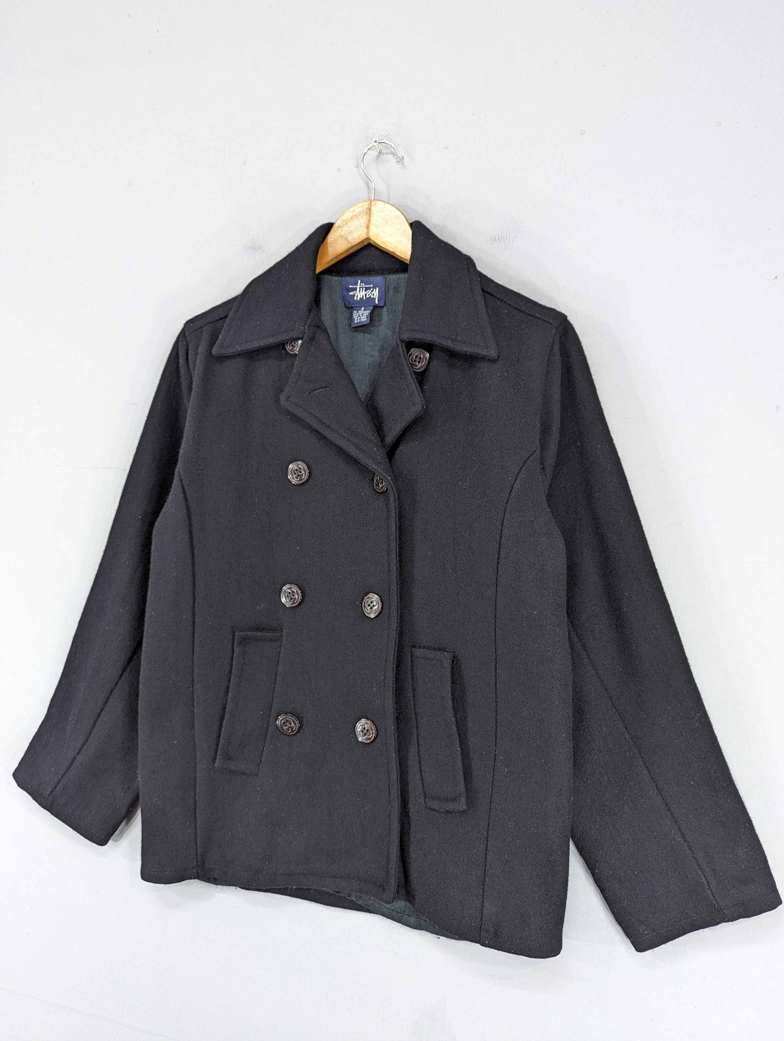 Stussy 🔥RARE🔥Stussy Double Breasted Wool Jacket Size US S / EU 44-46 / 1 - 3 Thumbnail