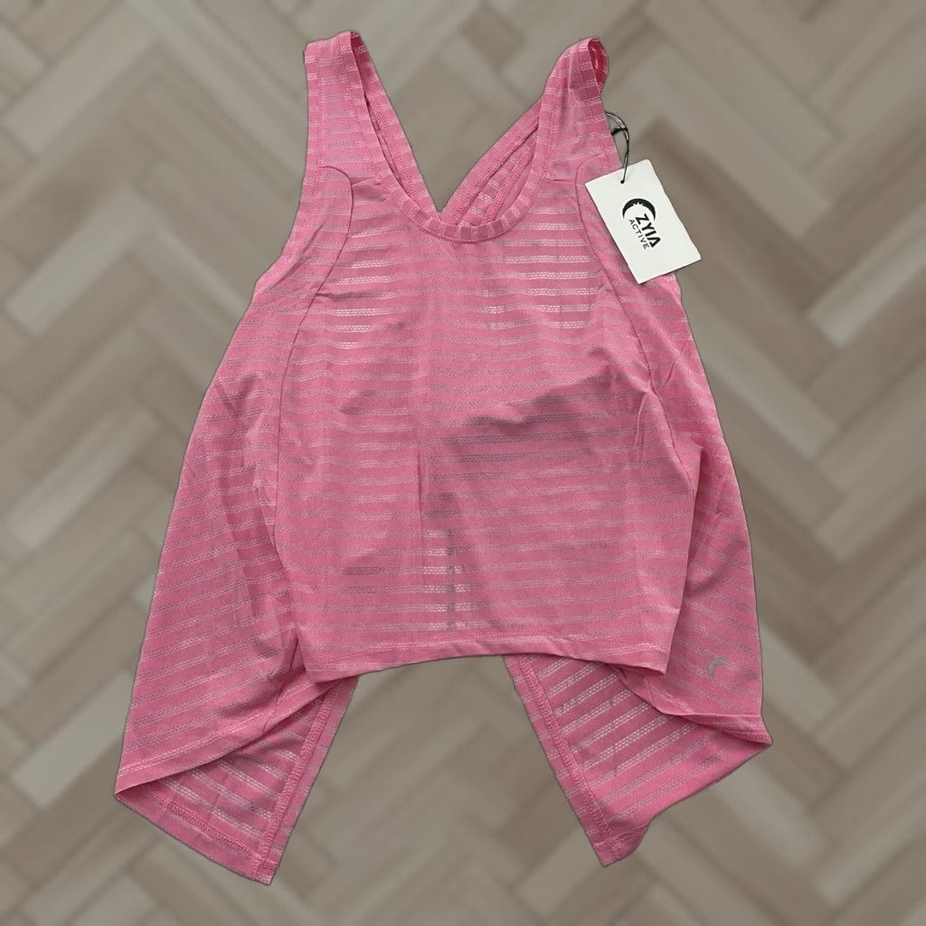 Pinko ZYIA Active Pink Nimbus Split Back Tank Top Women's M Blouse Shirt Pink Nimbus Split Back Tank Top Women's M Size M / US 6-8 / IT 42-44 - 1 Thumbnail