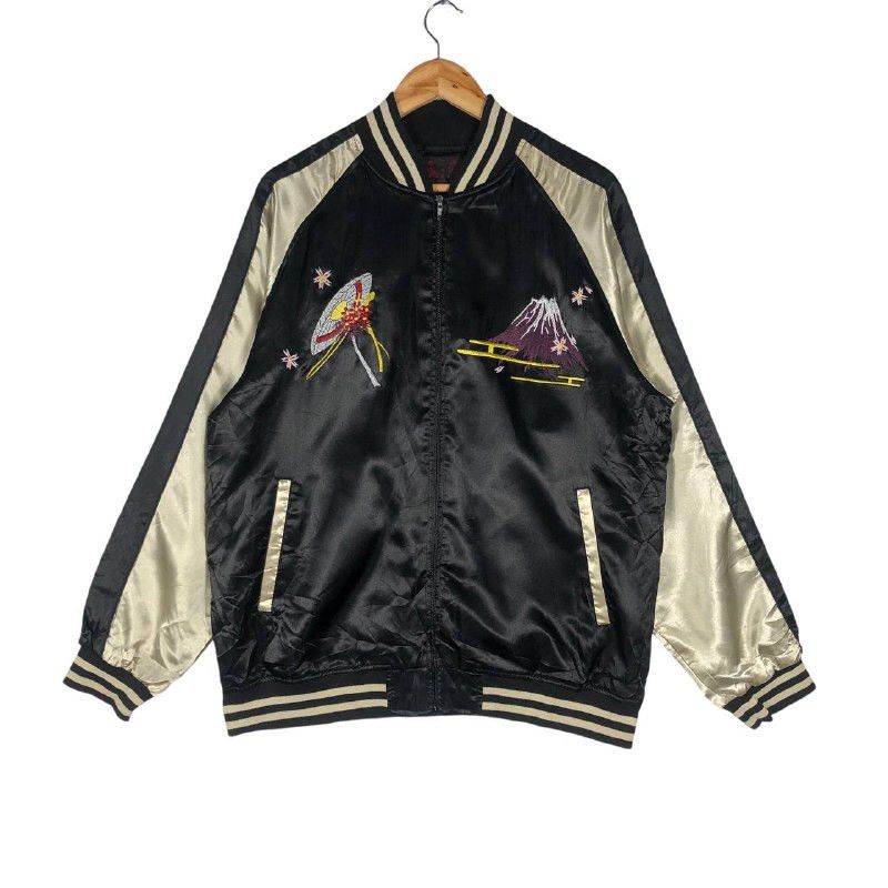 Japanese Brand × Vintage Vintage Sukajan Japanese Traditional Style Light Jacket Size US XL / EU 56 / 4 - 1 Thumbnail
