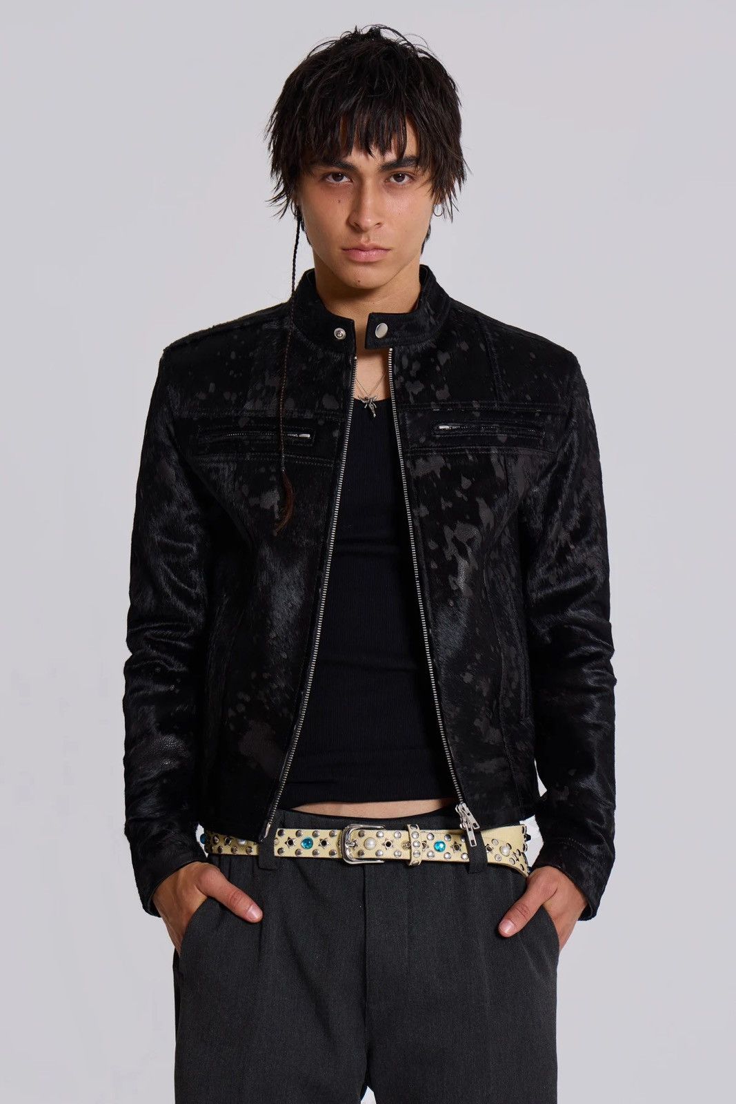 Jaded London Jaden London - Oxblood piston Jacket | Grailed