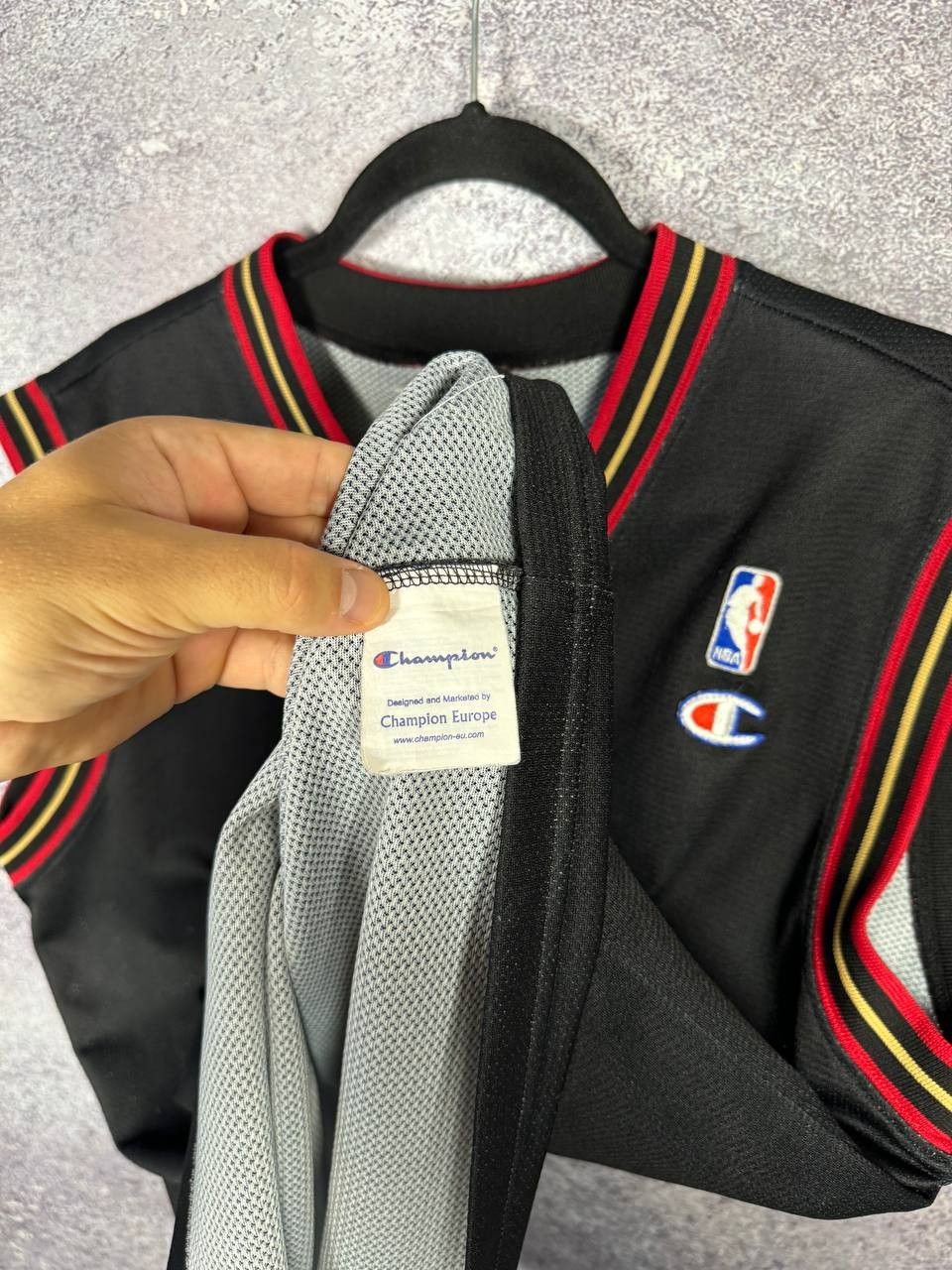 NBA #3 Allen Iverson 90's Champion Sixers Philadelphia Jersey Size US L / EU 52-54 / 3 - 9 Thumbnail
