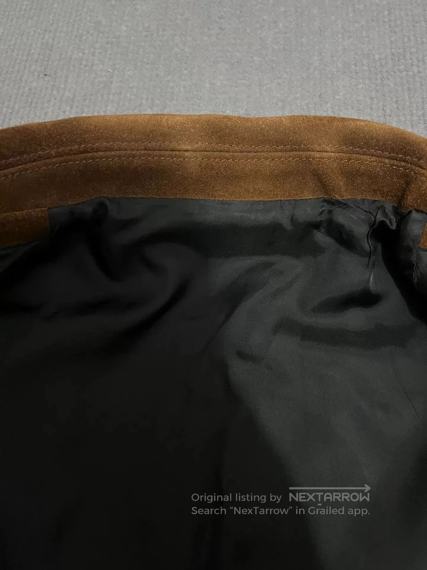 Vintage Classic Brown Suede Work Jacket. Size US M / EU 48-50 / 2 - 4 Thumbnail