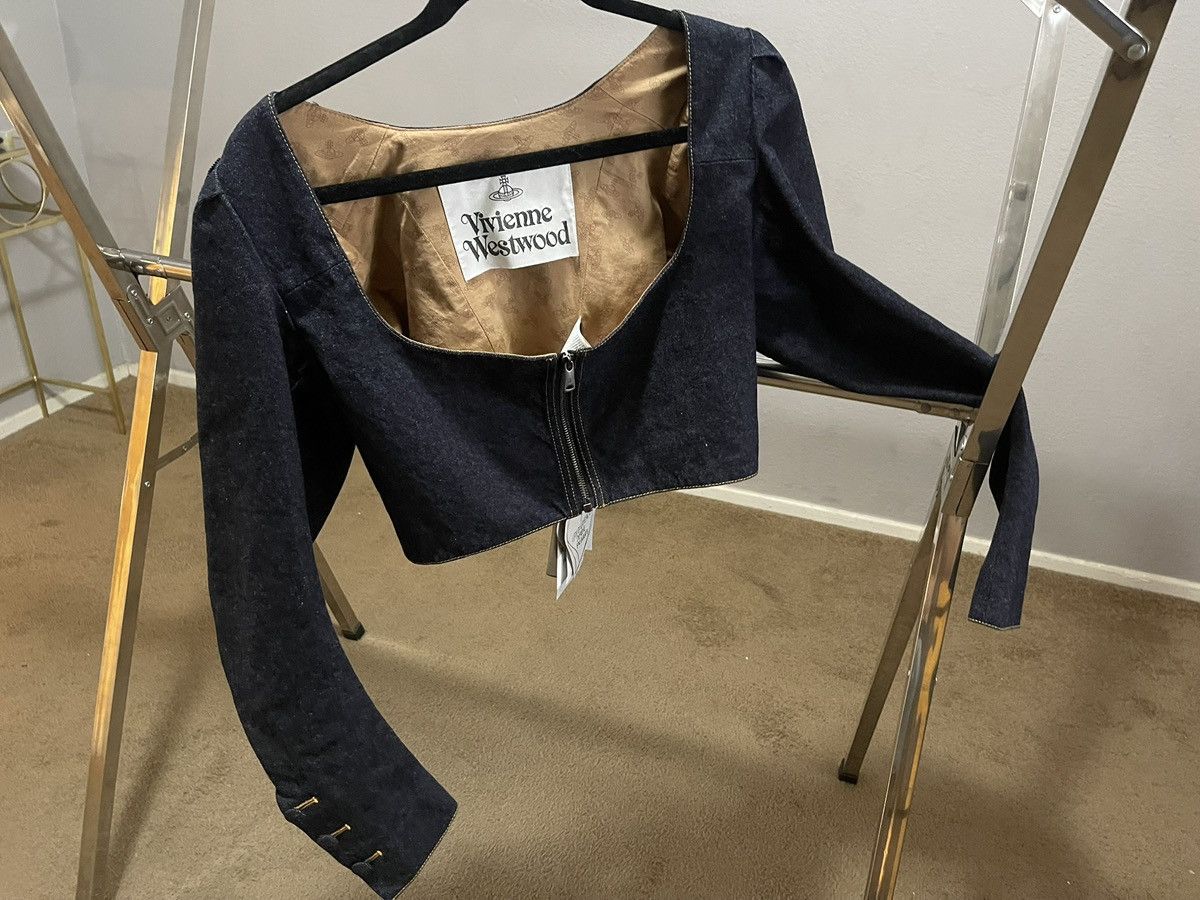 Vivienne Westwood Navy Spencer Jacket (bustier/corset) Size M / US 6-8 / IT 42-44 - 8 Thumbnail