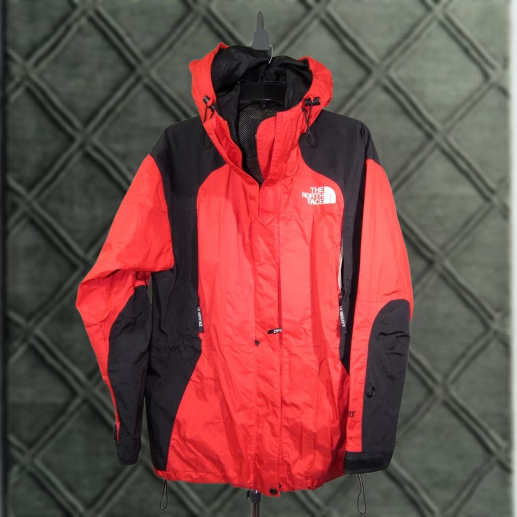 The North Face VINTAGE The North Face Ski Jacket Womens Hooded Red Black Size M/8 Extreme Gear Regular Fit Size M / US 6-8 / IT 42-44 - 1 Thumbnail
