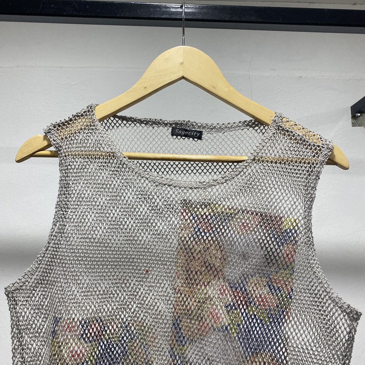 Hysteric Glamour × Japanese Brand × Le Grande Bleu (L.G.B.) 💥FINAL DROP💥 Sagacity Mesh Net Grunge Punk Vintage 90s Size US M / EU 48-50 / 2 - 6 Thumbnail
