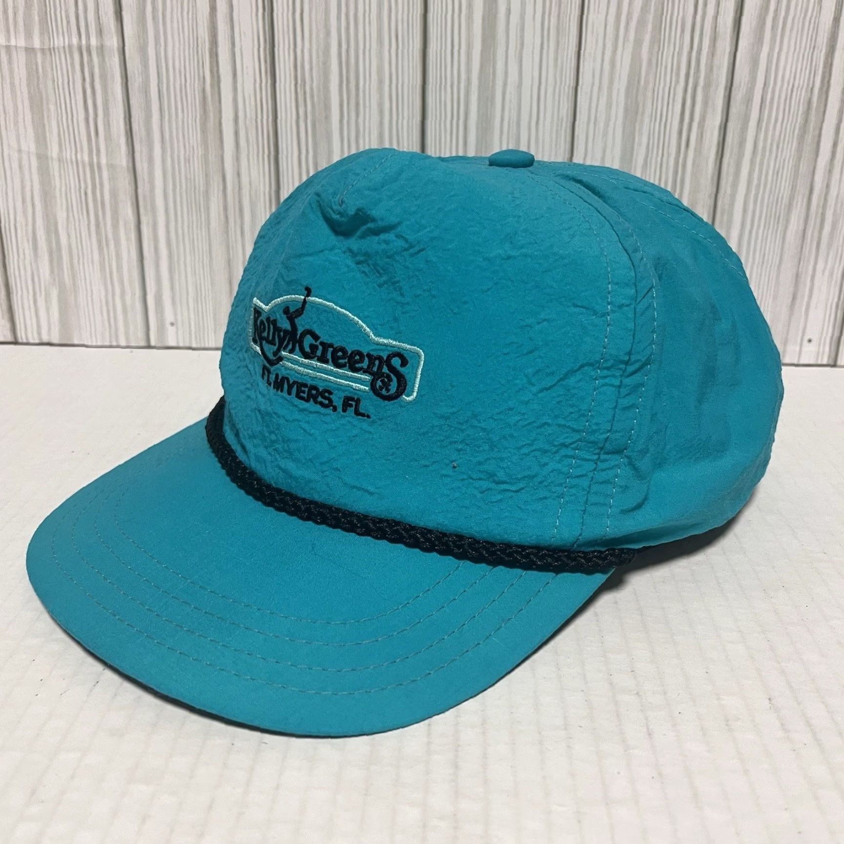 Roper VINTAGE Towntalk Golf Hat Cap - Hat, Adult Men, One Size, Green, 90s Dad Outdoors USA Tailored Strap Back Rope Town Talk Golf Hat Size ONE SIZE - 3 Thumbnail