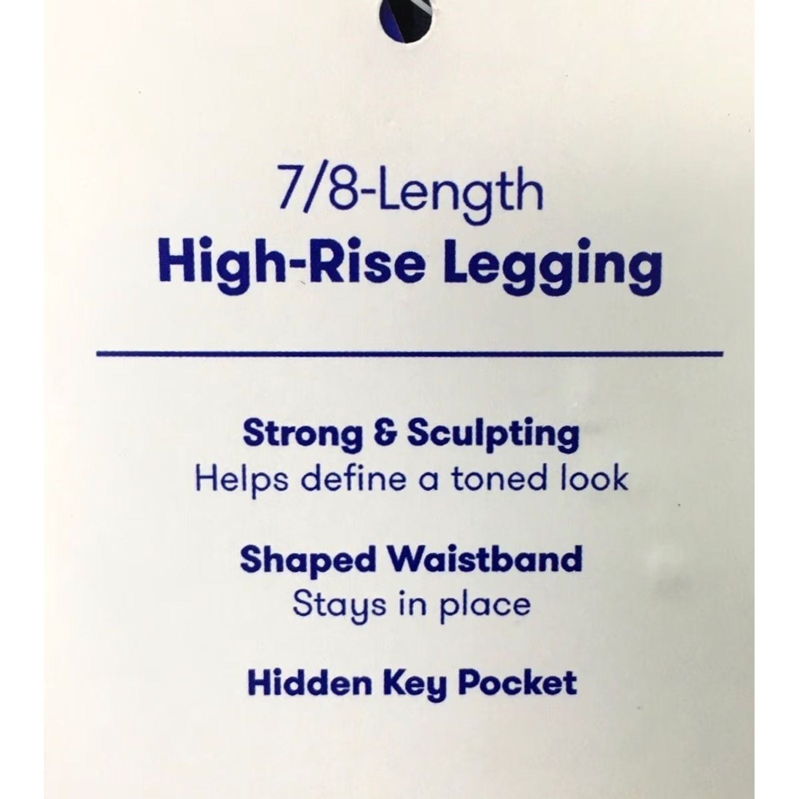 Vintage VINTAGE JoyLab Womens Leggings Pants Blue Gold Mid Rise Stretch Exercise Metallic XS New Size 26" / US 2 / IT 38 - 5 Thumbnail