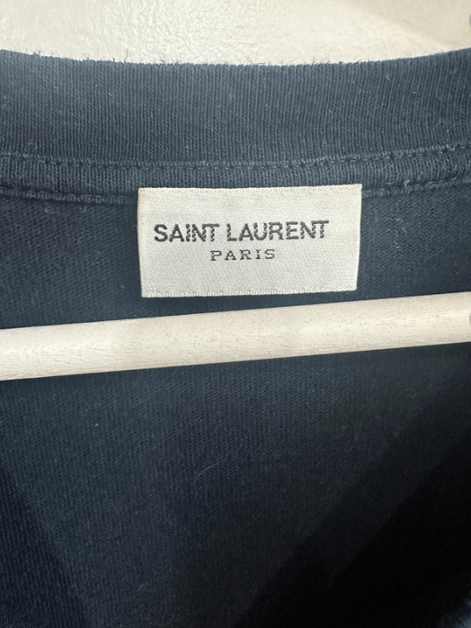 Saint Laurent Paris Saint Laurent Flag Tee Size US S / EU 44-46 / 1 - 5 Thumbnail