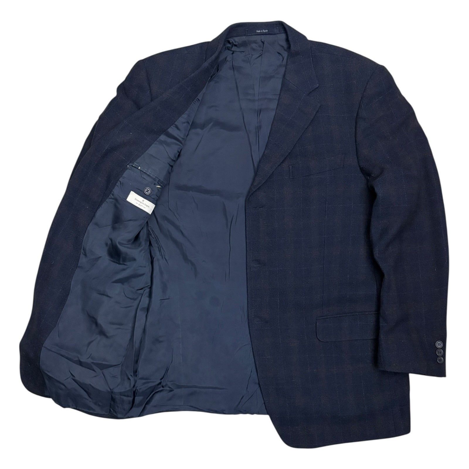 Ermenegildo Zegna $4000 ZEGNA Luxury Designer Plaid WOOL Blazer Jacket 44R Size 44R - 2 Thumbnail