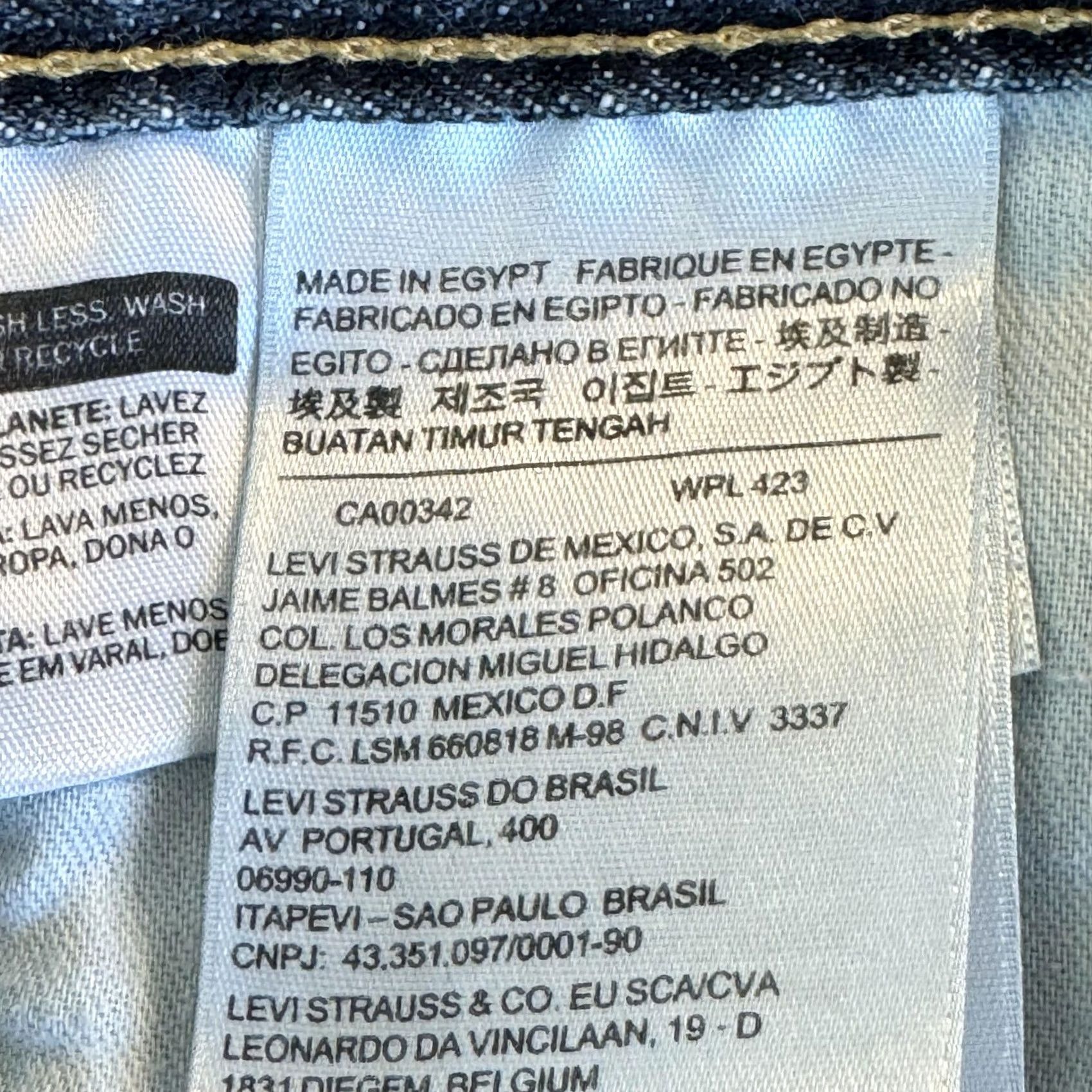 Levi's Levi's Levi's 505 Jeans Mens 38x32 Blue Denim Straight Leg Classic Medium Wash Mens Regular Size 38x32 5-Pocket Logo Zipper B Size US 38 / EU 54 - 4 Thumbnail