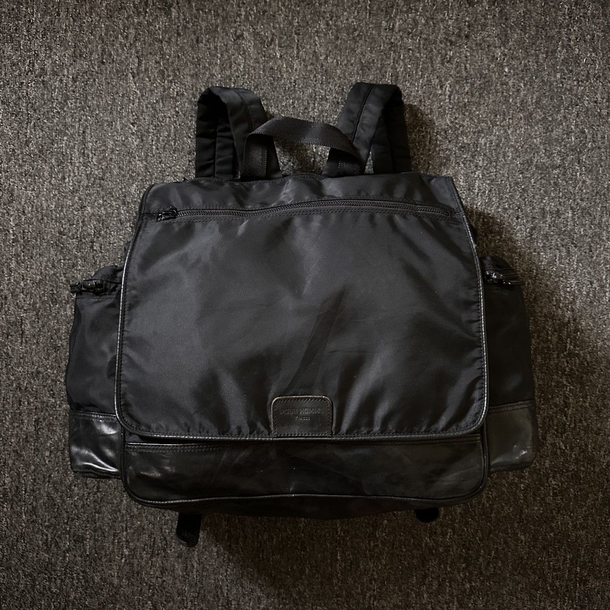 Yohji Yamamoto YOHJI YAMAMOTO NYLON 2 WAY BACKPACK MESSENGER BAG Size ONE SIZE - 2 Thumbnail