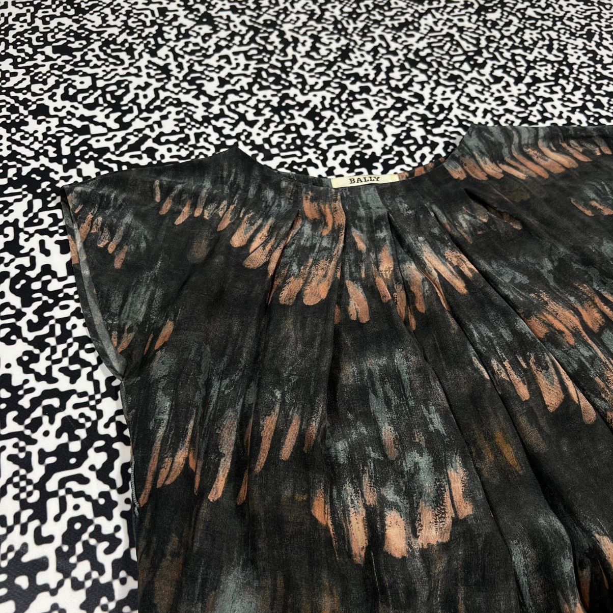 Bally Bally Silk Abstract Retro Casual Style Luxury Blouses Shirt Size S / US 4 / IT 40 - 11 Thumbnail