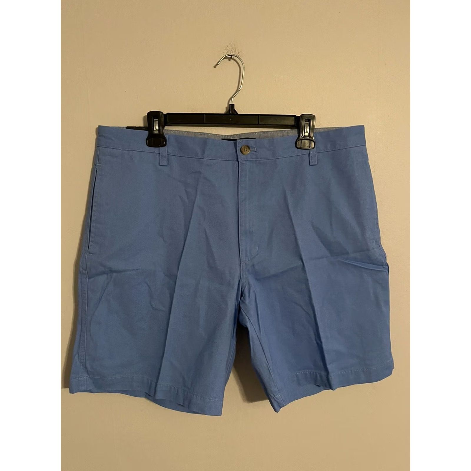 Chaps Chaps Chino Shorts Flat Front Cotton Blue Preppy Mens 38 Size US 38 / EU 54 - 3 Thumbnail