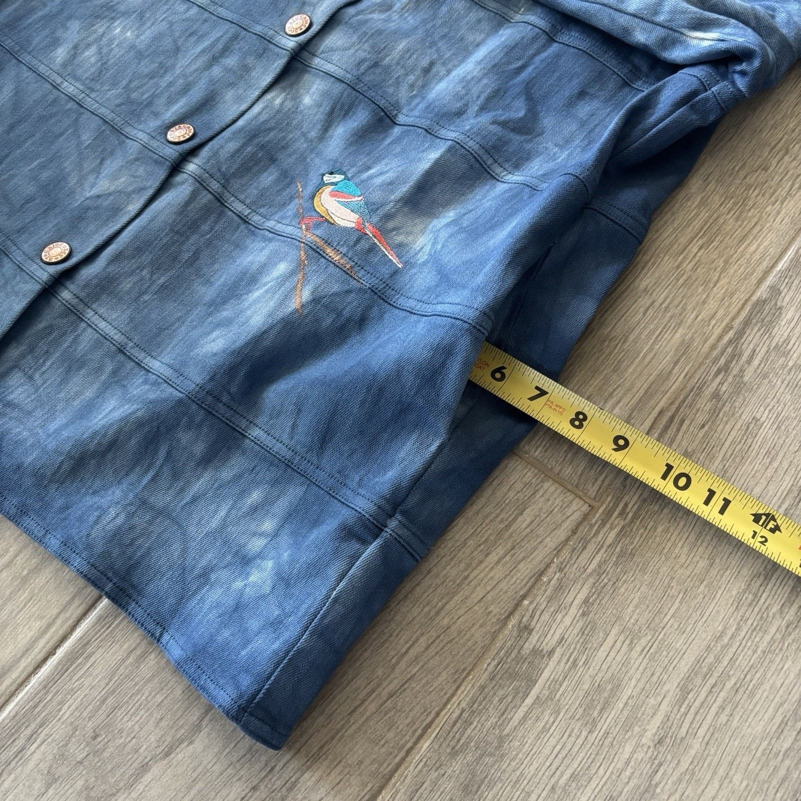 See by Chloe See By Chloé Denim Jacket Women’s 42 Acid Wash Embroided Size M / US 6-8 / IT 42-44 - 15 Thumbnail