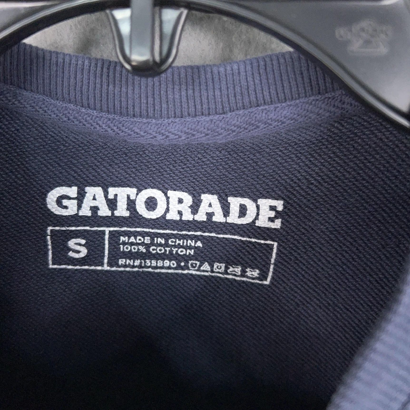 Vintage Gatorade Sweatshirt Womens Small Navy Blue Cropped Crewneck ACC Charlotte 2023 Size S / US 4 / IT 40 - 7 Thumbnail