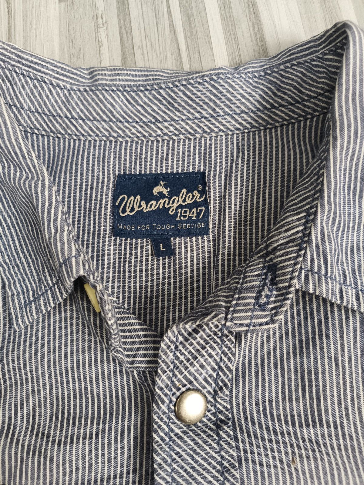 Vintage × Wrangler ✅Accept OFFER 😀 Wrangler Striped Size US L / EU 52-54 / 3 - 4 Thumbnail