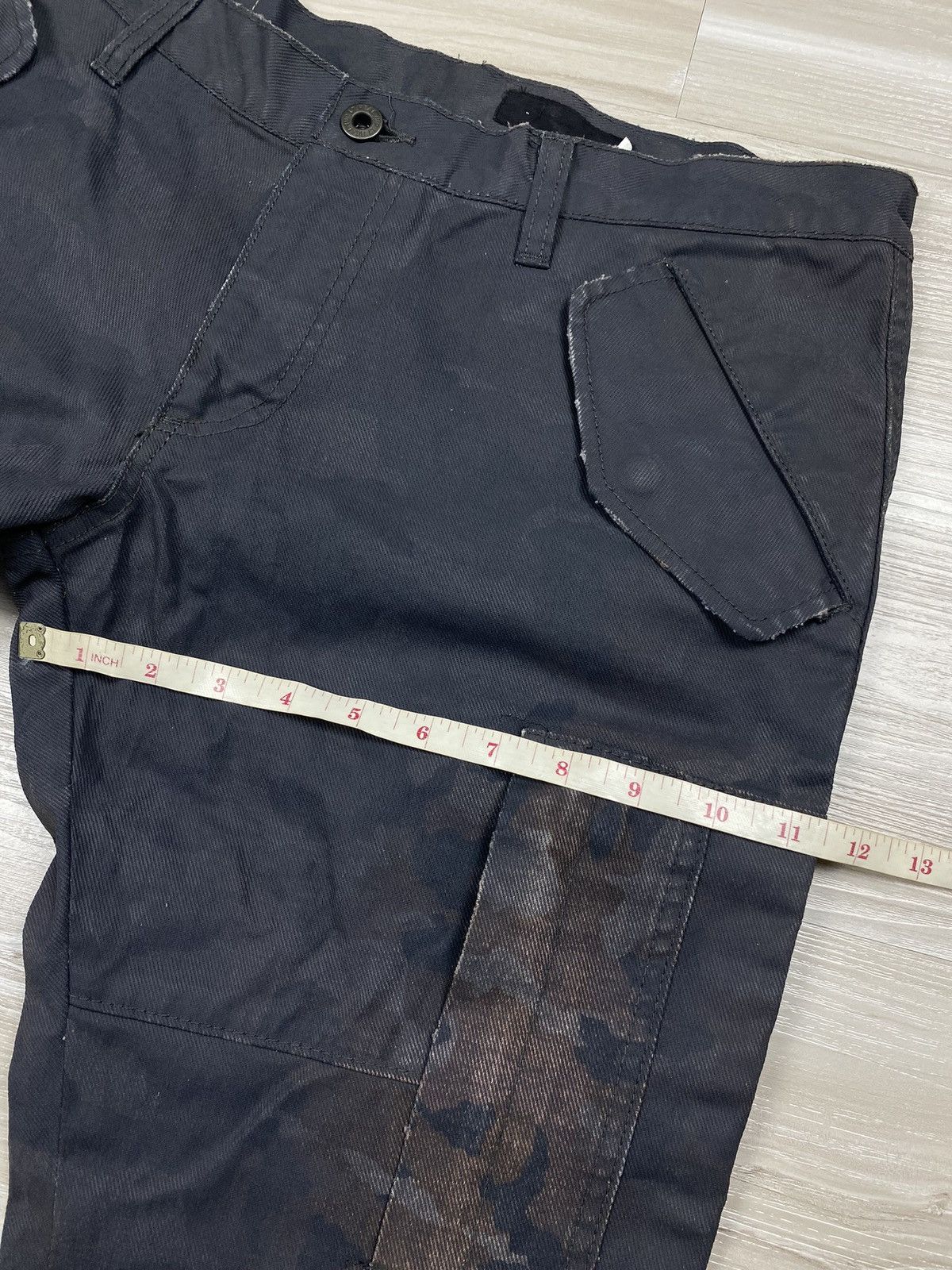 If Six Was Nine × Japanese Brand × L7 Real Hip 2000s L7 real hip cargo pocket pants design camo Size US 32 / EU 48 - 16 Thumbnail
