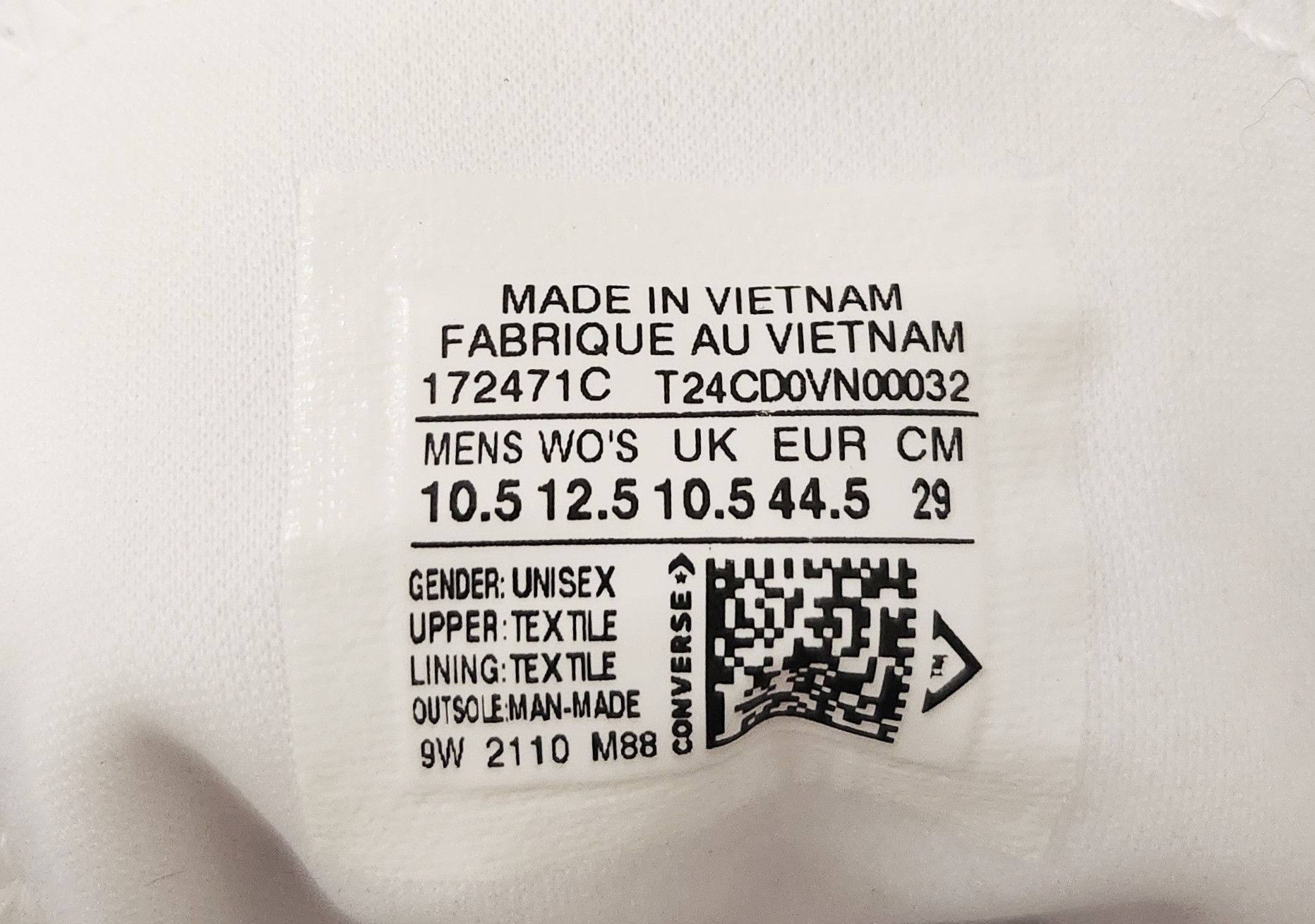 Vans Converse Chuck Taylor All Star CX Regional Create 172471C Size US 10.5 / EU 43-44 - 11 Thumbnail