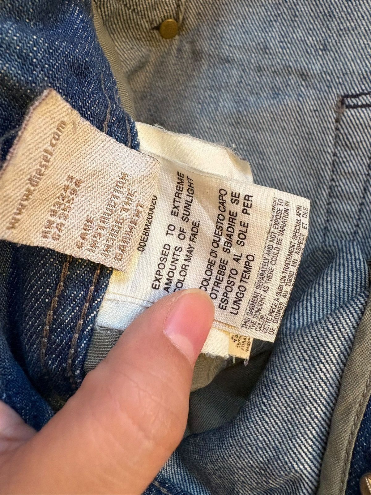 Diesel Vintage Diesel Pheyo Mud Wash Buckle Back Baggy Jeans Size US 32 / EU 48 - 10 Thumbnail