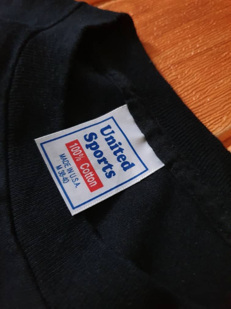 Japanese Brand Vintage United Sports black colour Shirt Size US S / EU 44-46 / 1 - 2 Thumbnail