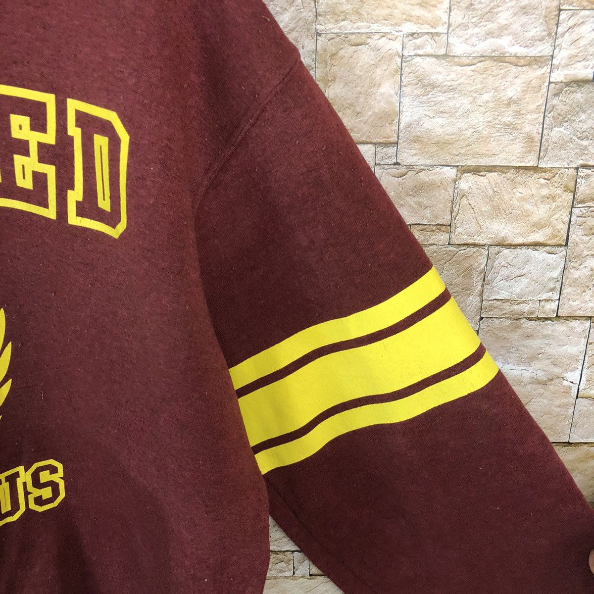 Japanese Brand × Vintage Oblo Design Maroon Sweatshirt #A424 Size US L / EU 52-54 / 3 - 10 Thumbnail