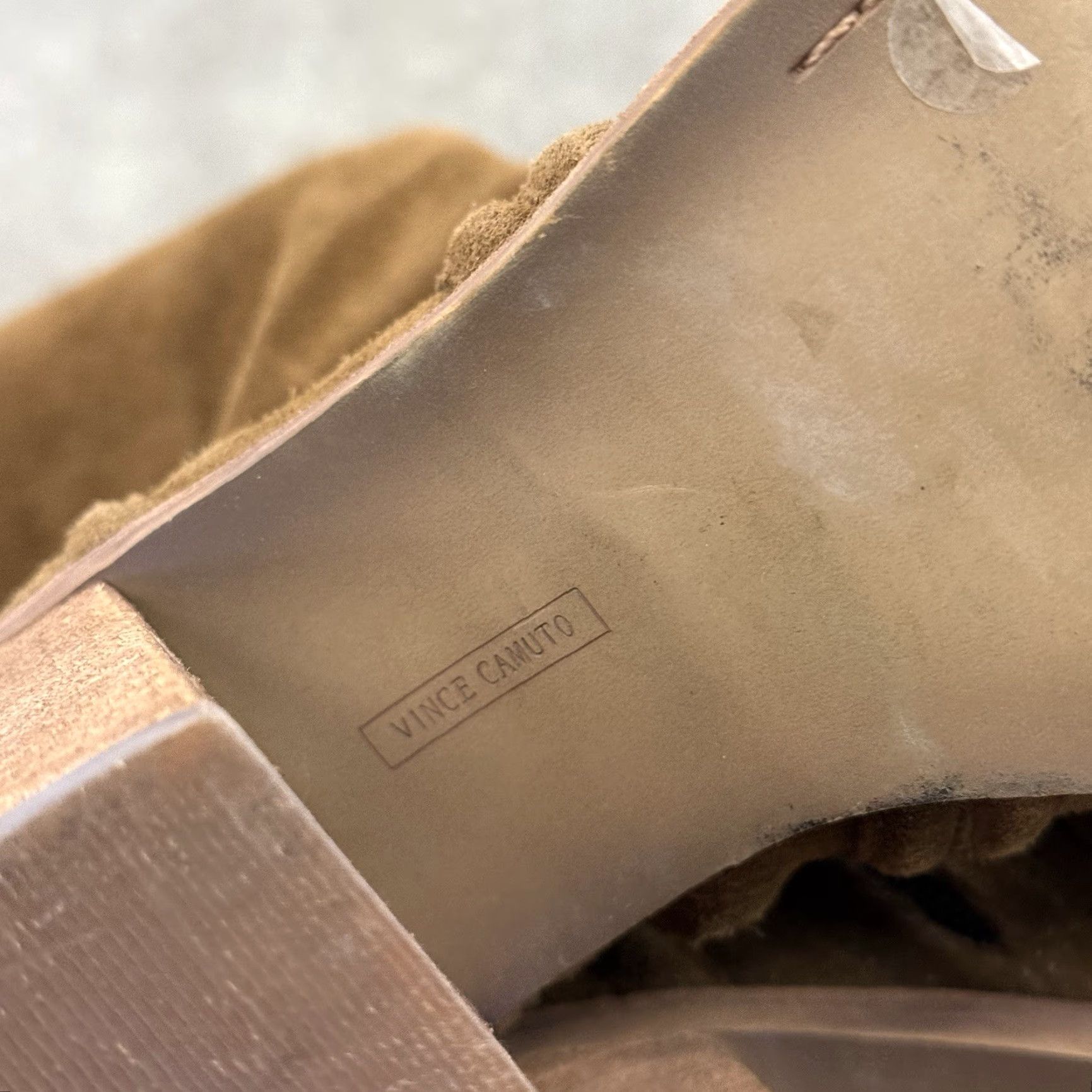 Vince Camuto Vince Camuto Melaya Brown Over-the-knee Suede Leather Boots Womens Size 7.5M - Leather Insole Outsole Lining Riding Boot Size US 8 / IT 38 - 7 Thumbnail