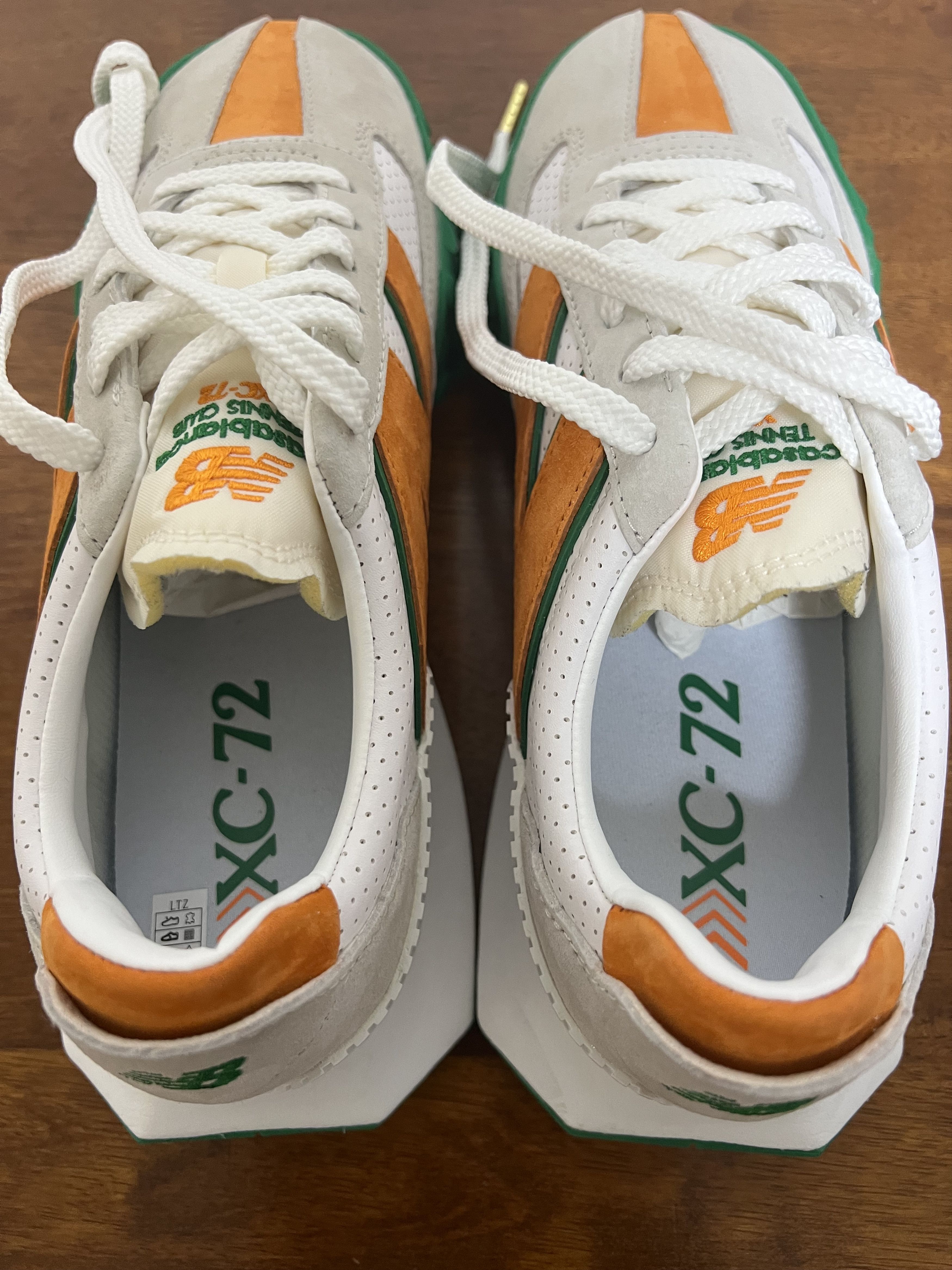 Casablanca × New Balance 💚 2021 Casablanca x New Balance XC-72 Orange/Green NEW Size US 8.5 / EU 41-42 - 12 Thumbnail
