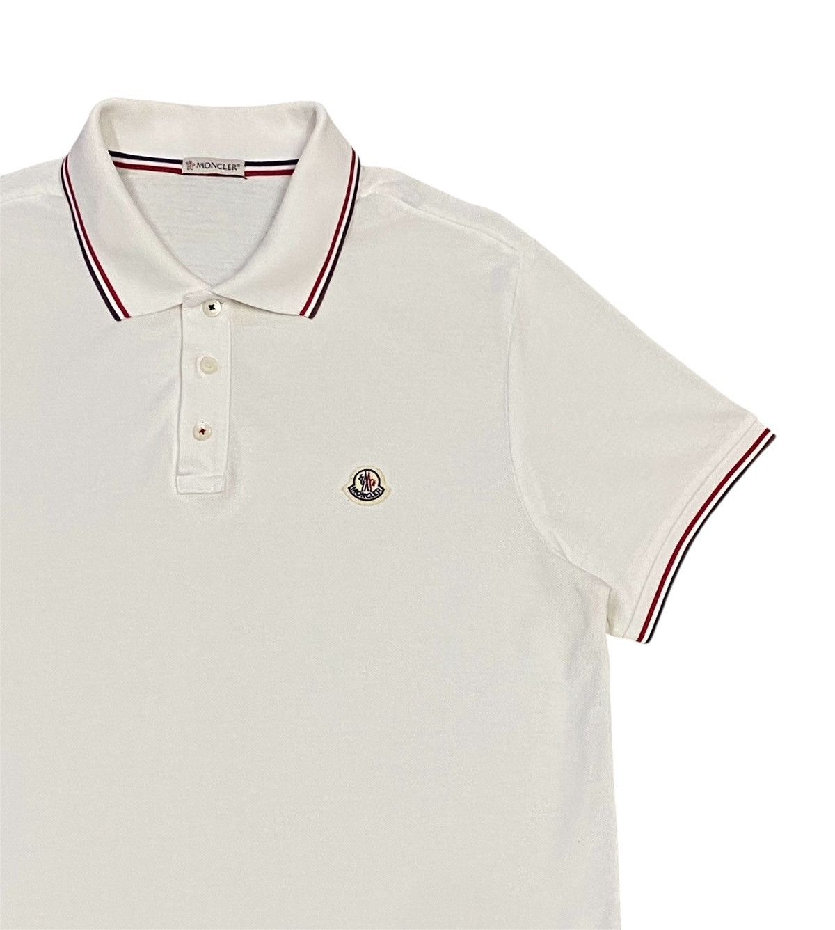 Moncler Moncler Contrast Rib Polo Shirt Size US L / EU 52-54 / 3 - 5 Thumbnail
