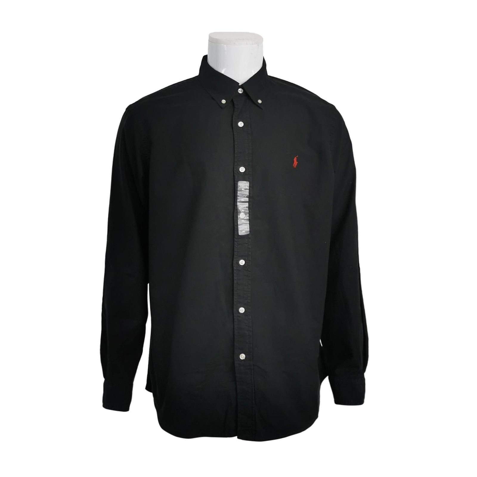 Polo Ralph Lauren Polo Ralph Lauren Black Cotton Button Down Shirt XL Size US XL / EU 56 / 4 - 1 Thumbnail