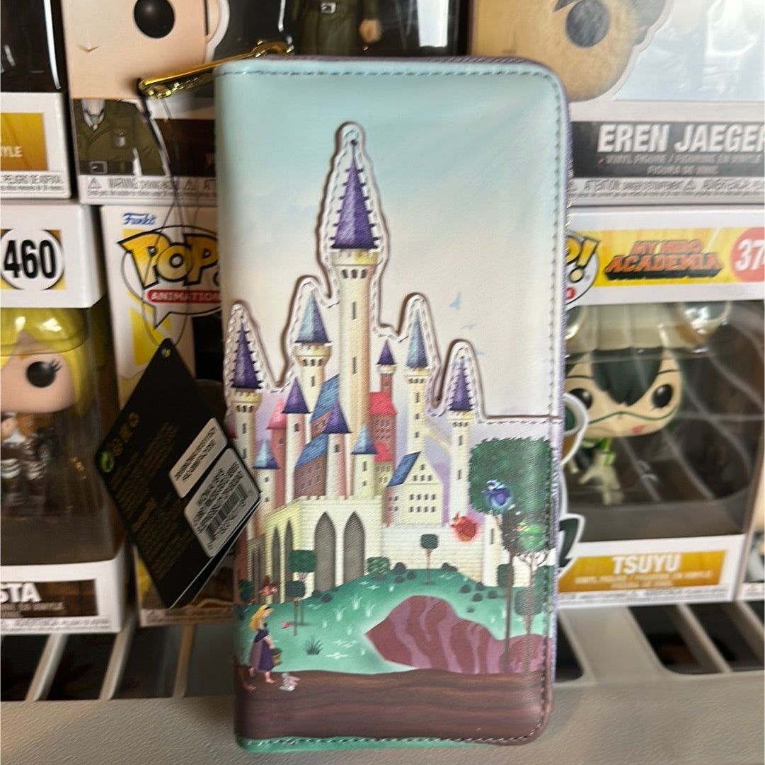 Disney Loungefly Disney Princess Castle Series Sleeping Beauty Zip Size ONE SIZE - 6 Thumbnail