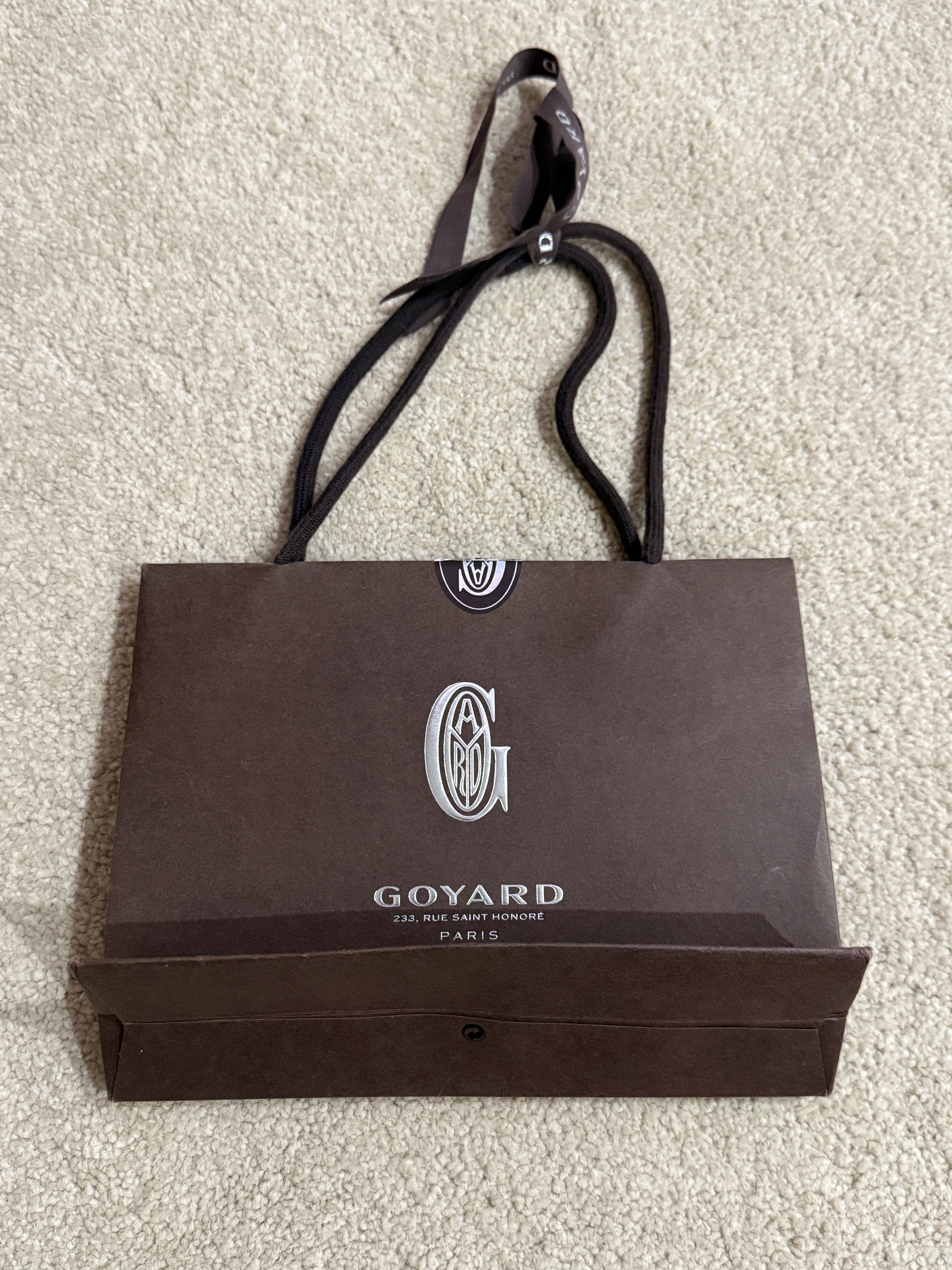 Goyard Vintage Authentic Goyard Brown Paper Shopping Gift Bag Size ONE SIZE - 2 Thumbnail