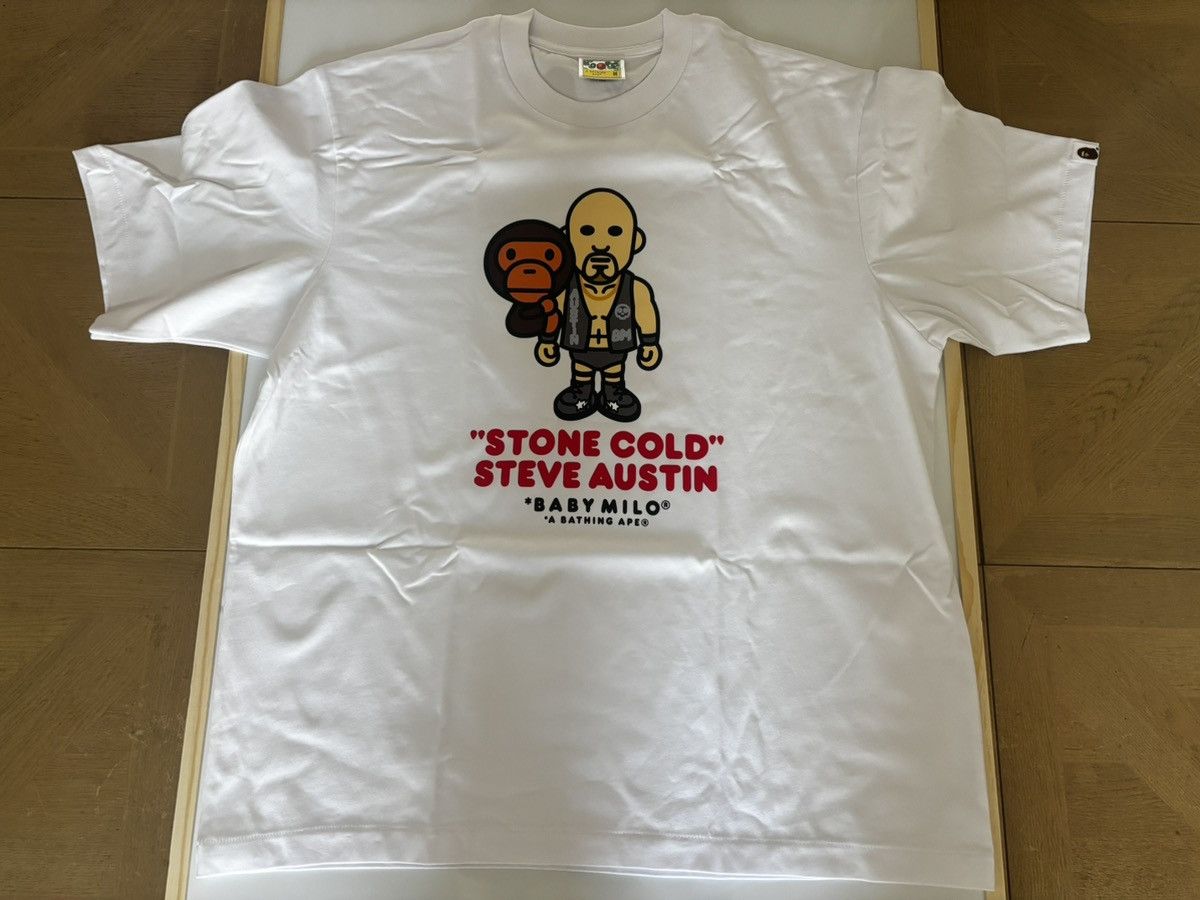 Bape Ape bape x WWE stone cold Steve Austin relaxed fit tee new Size US M / EU 48-50 / 2 - 1 Thumbnail