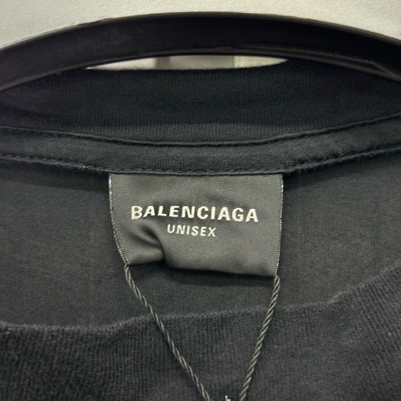 Balenciaga Balenciaga Double-ring flame damage erosion logo loose lon Size US M / EU 48-50 / 2 - 4 Thumbnail