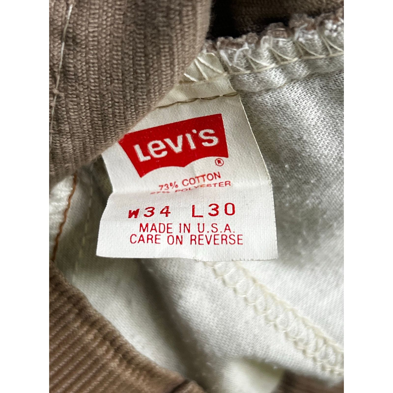 Levi's Vintage 90s Levi's 517 corduroy pants Sz W34 L30 western Size US 34 / EU 50 - 2 Thumbnail