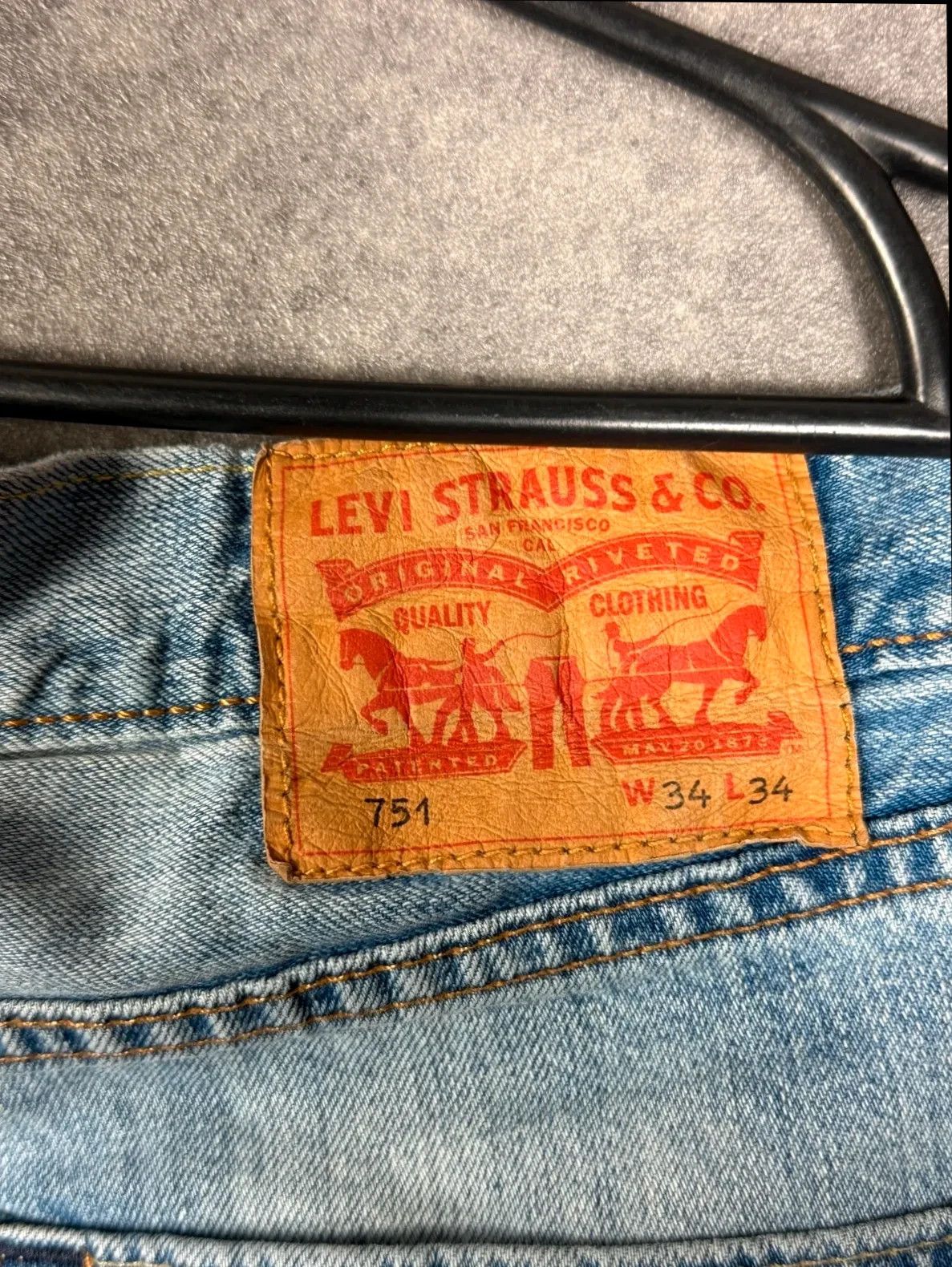 Levi's Levi's Strauss 751 Jack 501 jeans light blue Size US 34 / EU 50 - 3 Thumbnail