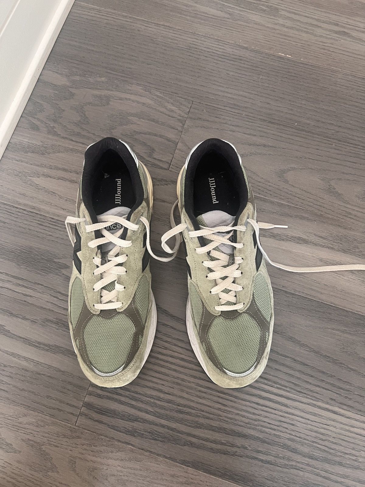 JJJJound × New Balance JJJJound New Balance 990v3 (Olive) Size US 11.5 / EU 44-45 - 4 Thumbnail