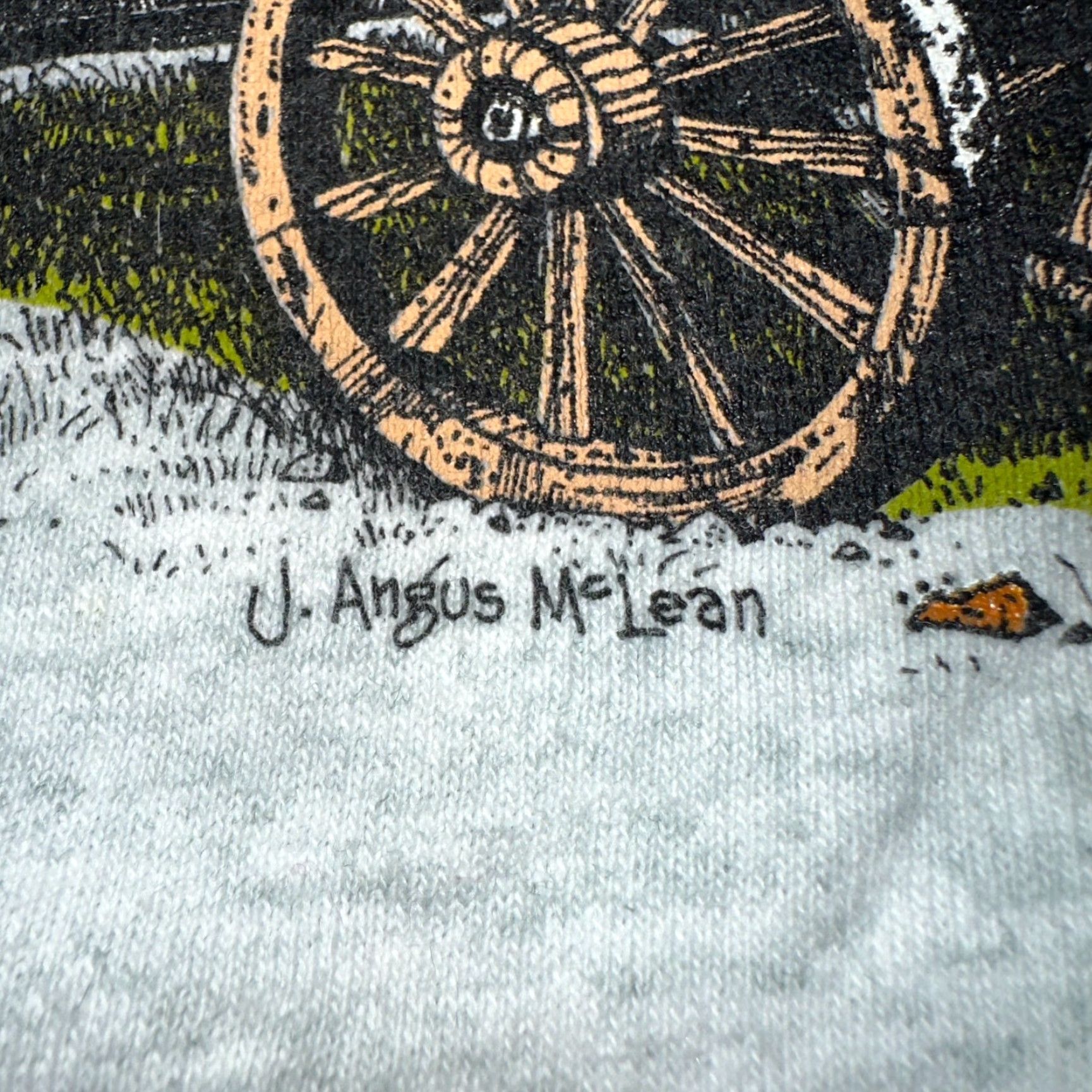 Fruit Of The Loom VINTAGE Oregon Trail 90s T Shirt Gray L Fruit of the Loom Mens Short Sleeve Crew Neck USA Sunset Rare Size US L / EU 52-54 / 3 - 3 Thumbnail