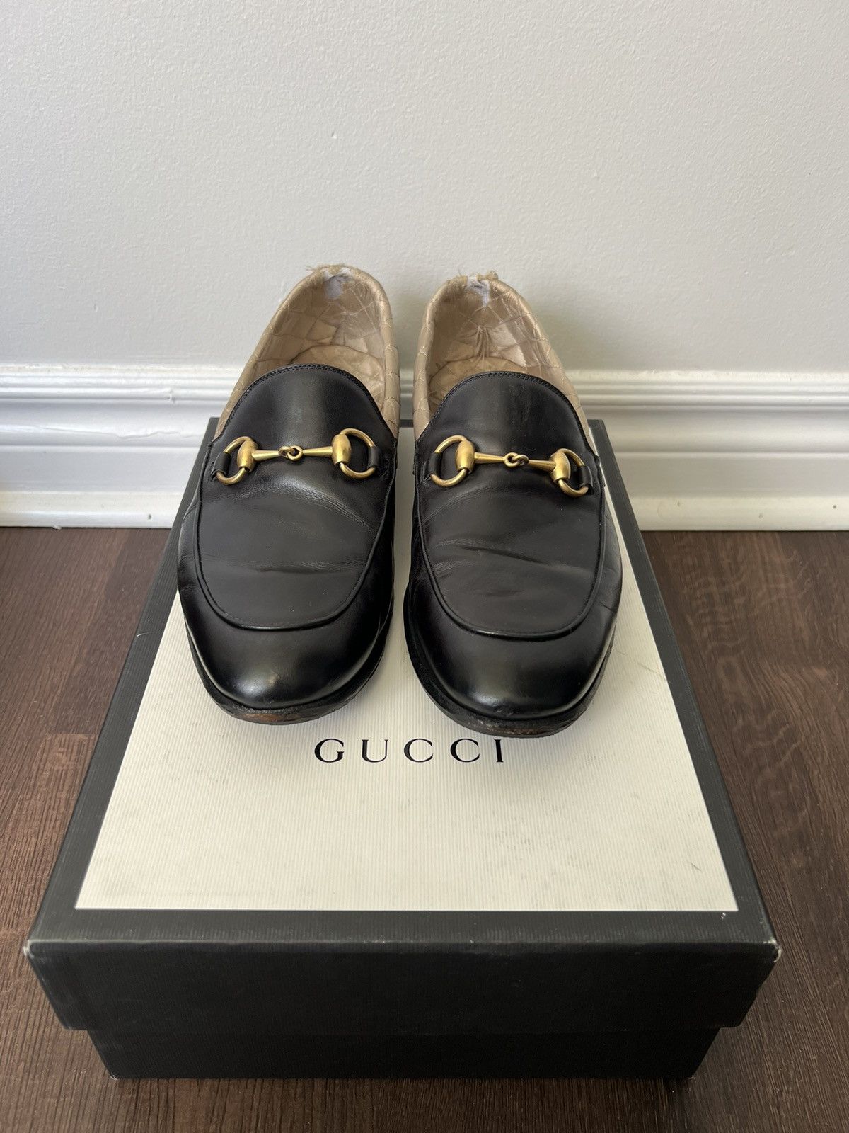 Gucci Black horsebit loafers Size US 5 / EU 37 - 1 Thumbnail