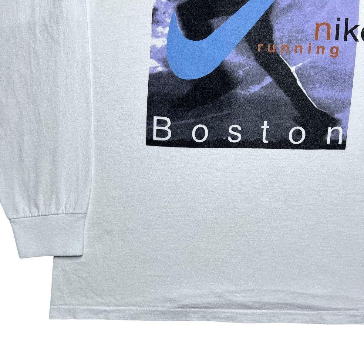 Nike 1990s Nike You Either Ran Today Or You Didn’t Boston T-Shirt Size US XL / EU 56 / 4 - 20 Thumbnail