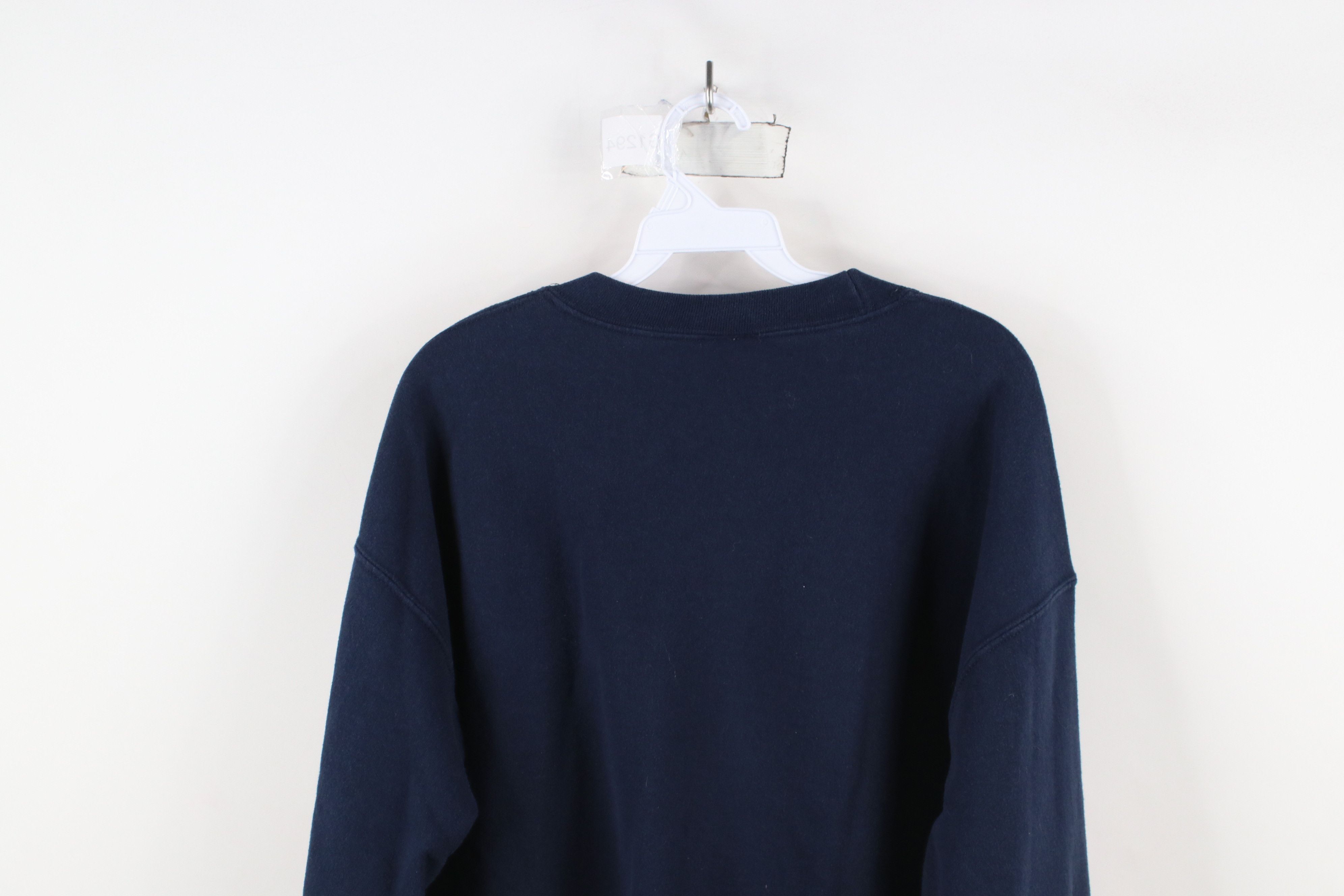 Vintage Vintage 90s Spell Out Fire Fighters Crewneck Sweatshirt Blue Size US L / EU 52-54 / 3 - 8 Thumbnail