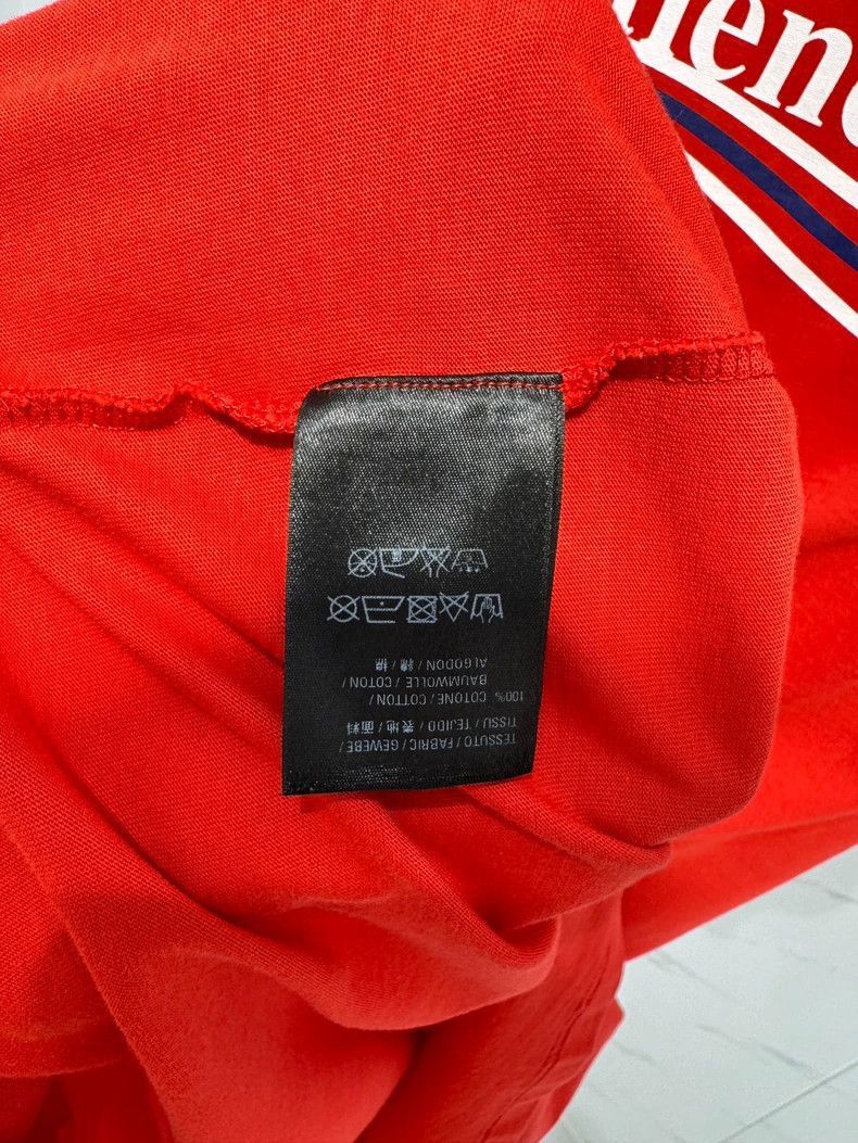 Balenciaga Balenciaga Red Coke Wave Logo Short Sleeve Size US S / EU 44-46 / 1 - 8 Thumbnail