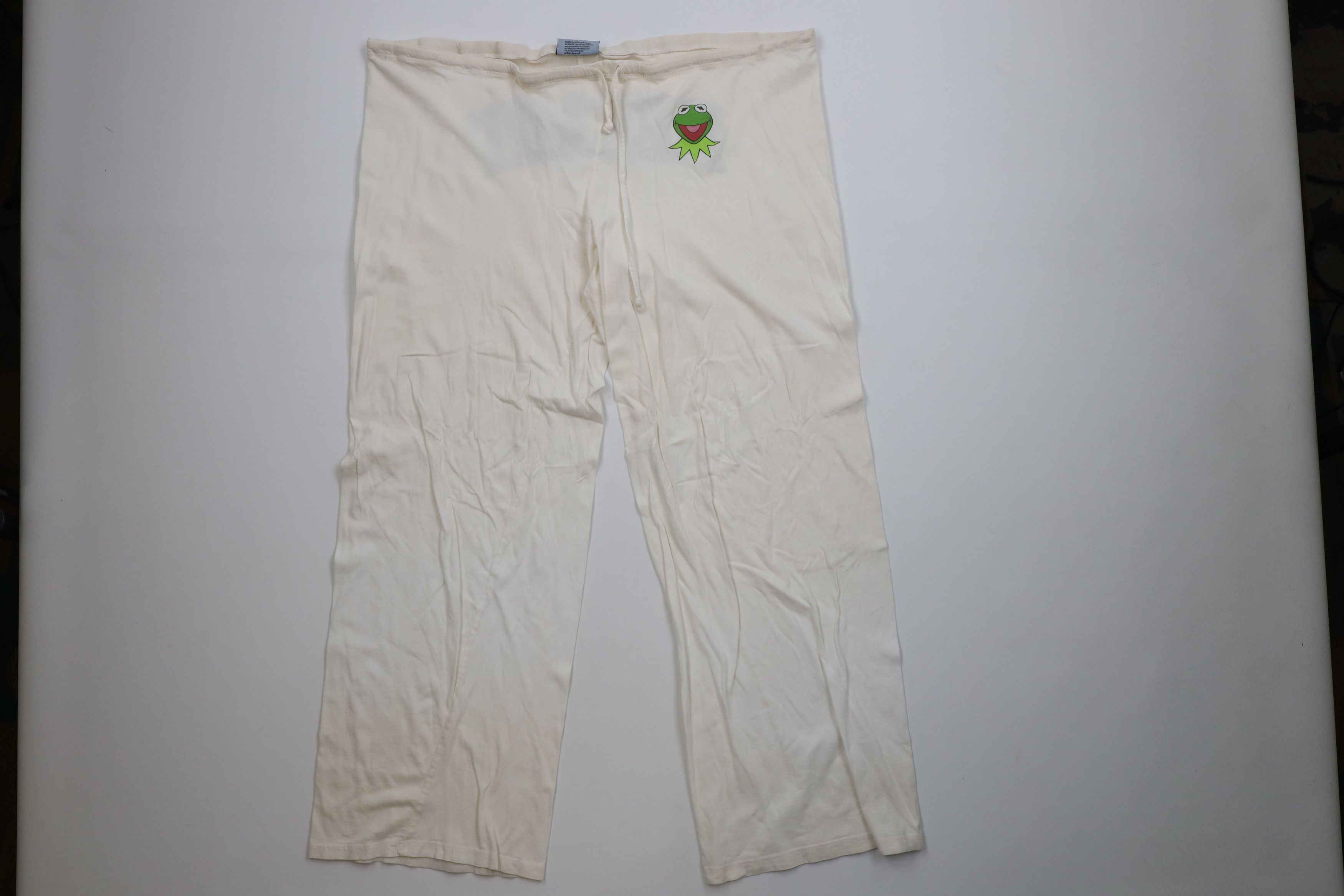 Vintage Vintage Y2K 2002 Muppets Kermit the Frog Wide Leg Pants Size 42" / US 20 - 1 Thumbnail