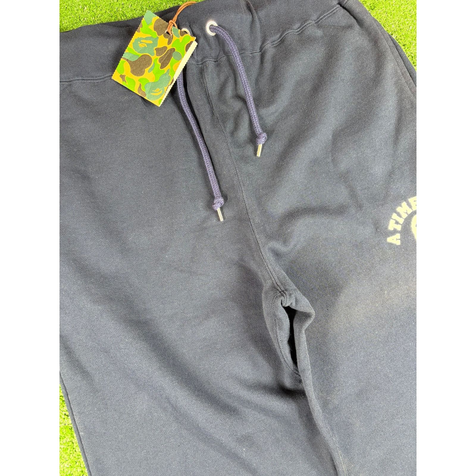 Bape Bape X JJJJound Navy College Sweatpants Size Large Size US 34 / EU 50 - 3 Thumbnail