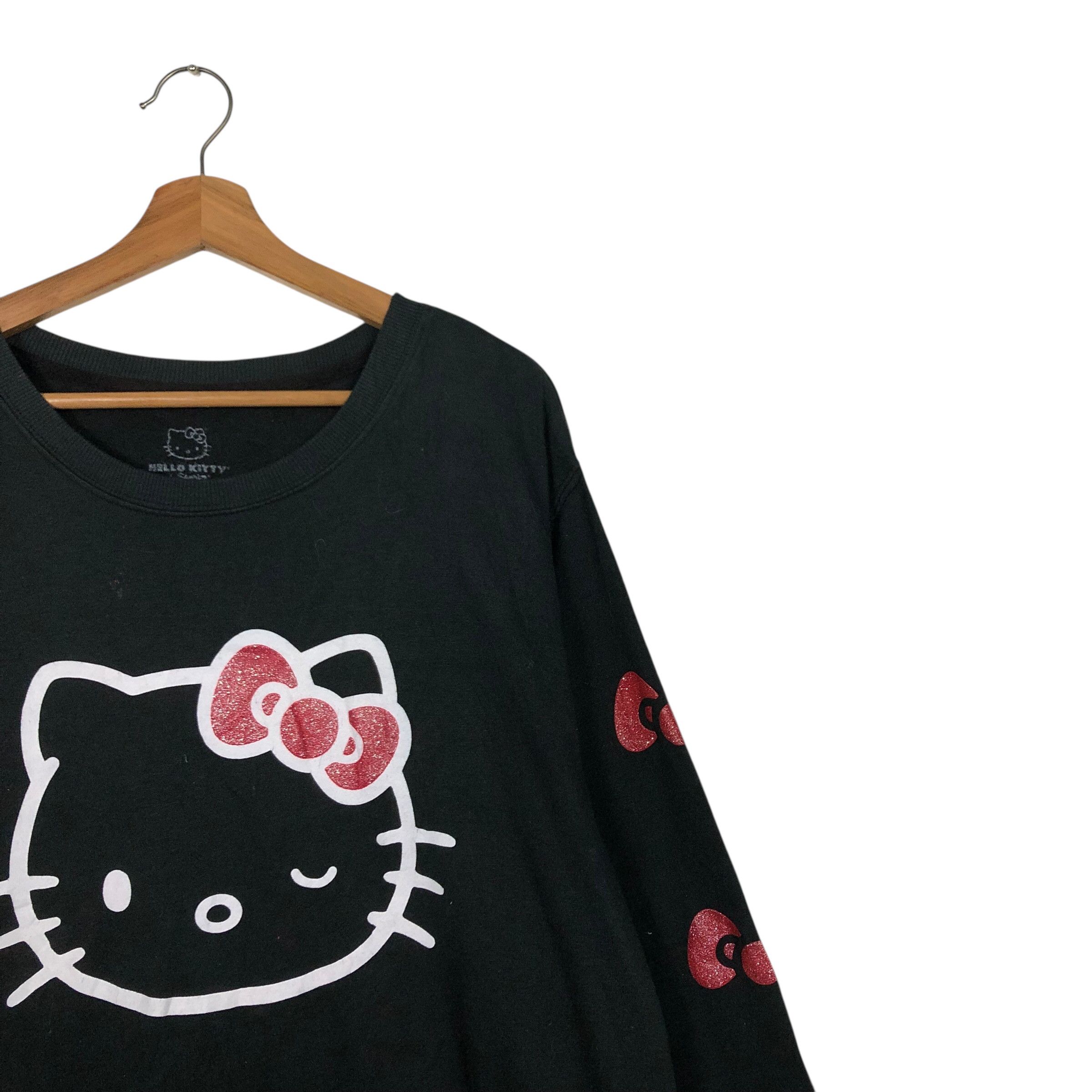 Japanese Brand 📌Vintage Sweatshirt Hello Kitty Big Logo Design Size US XL / EU 56 / 4 - 7 Thumbnail