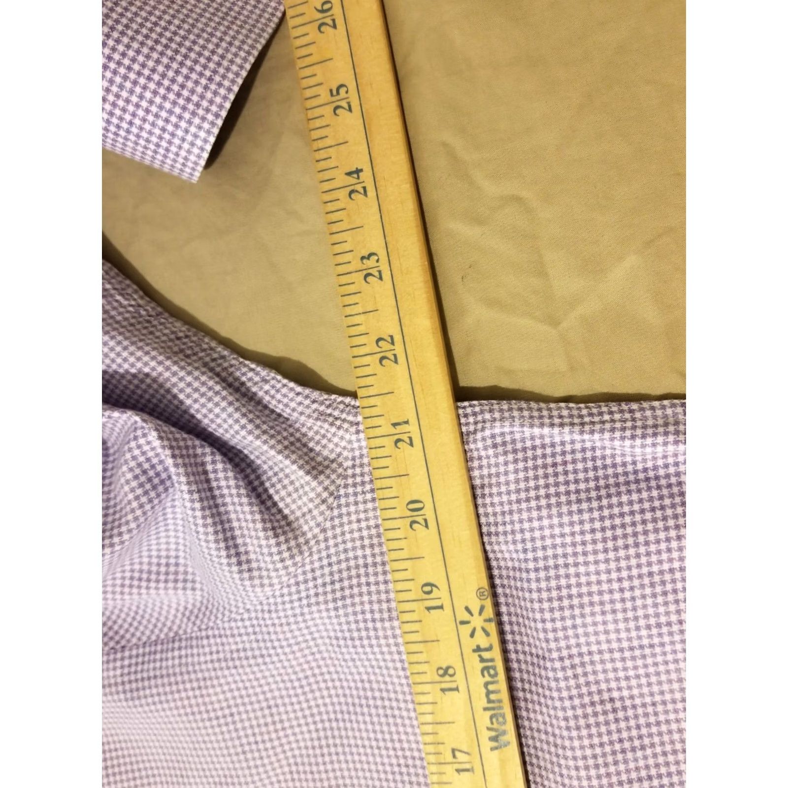 Charles Tyrwhitt Mens Charles Tyrwhitt Dress Shirt 16-35 Extra Slim Purple Button Cotton Size 42R - 5 Thumbnail