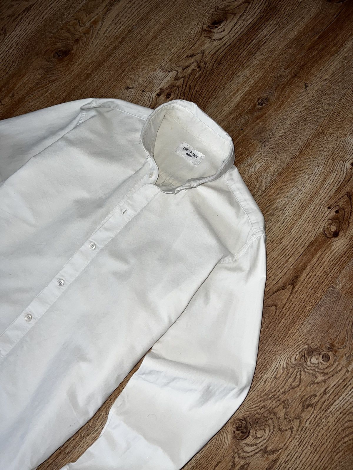 Our Legacy OUR LEGACY Shirt Button Up Long Sleeve A2328 Size US L / EU 52-54 / 3 - 4 Thumbnail