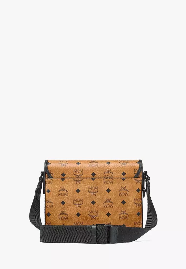 MCM o1mt1gz0125 Size: OS / Messenger Bag in Brown/Black Size ONE SIZE - 4 Thumbnail