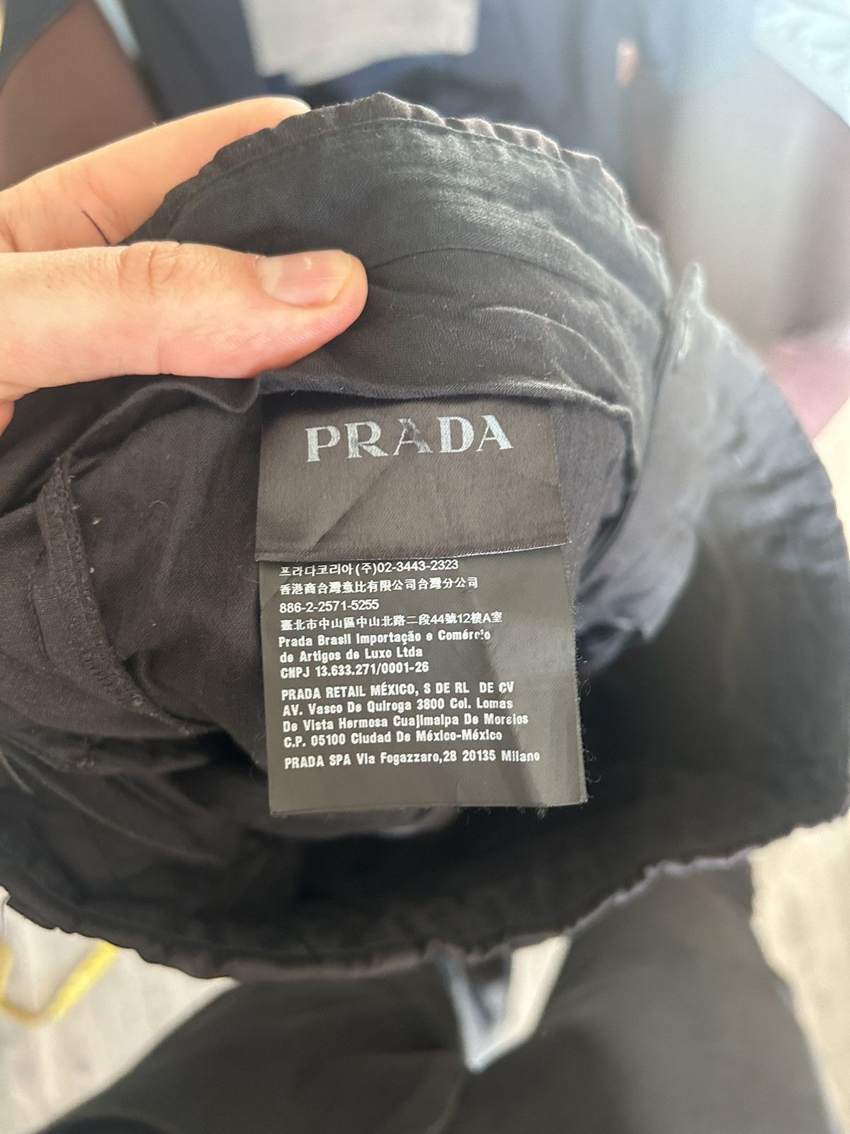 Prada Prada Black Virgin Wool Blend Trousers - Size 48 Size US 32 / EU 48 - 16 Thumbnail