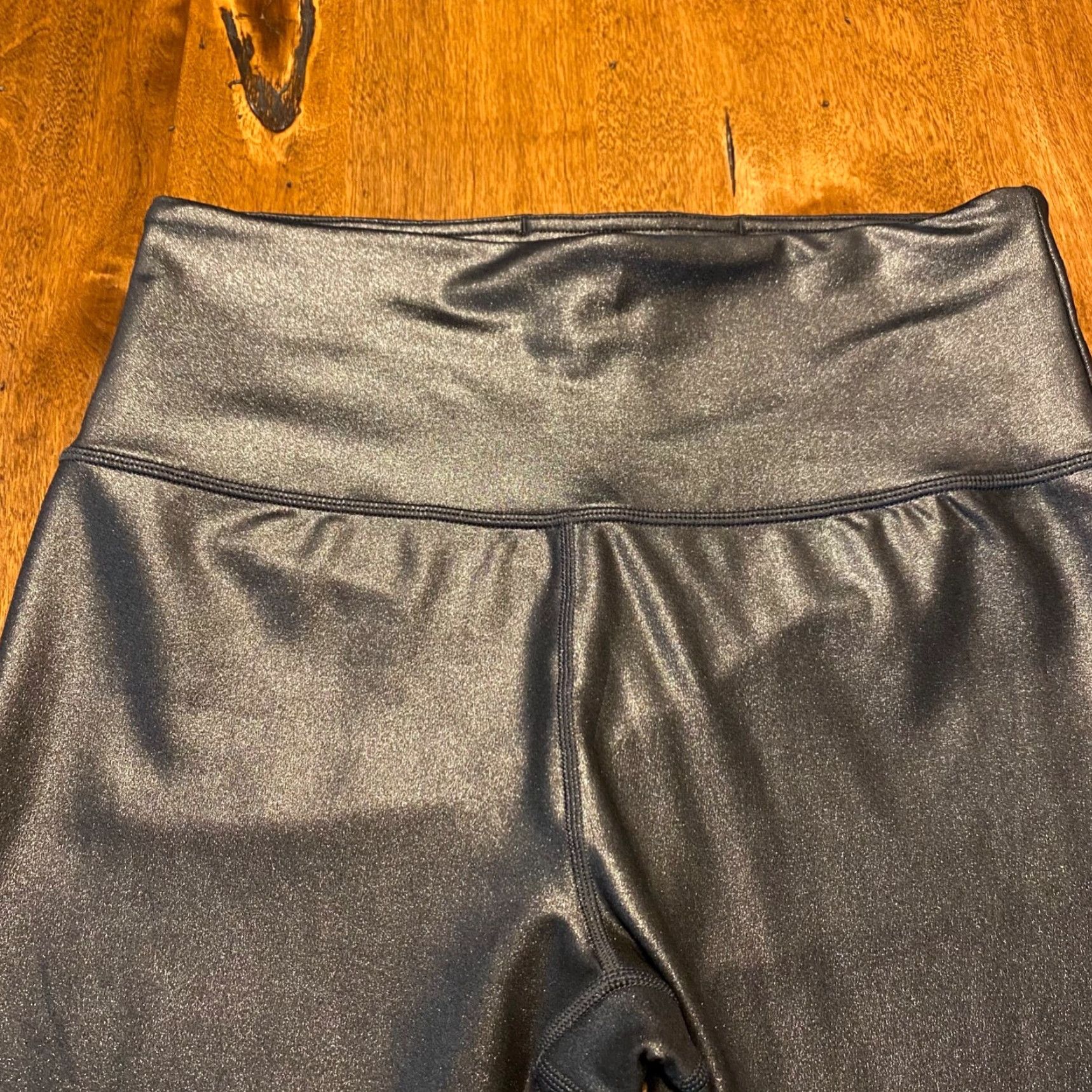 Athleta Athleta Leggings Womens M Gray Elation Ultra High Rise Tight Pants Sparkle Gloss Size 32" / US 10 / IT 46 - 2 Thumbnail